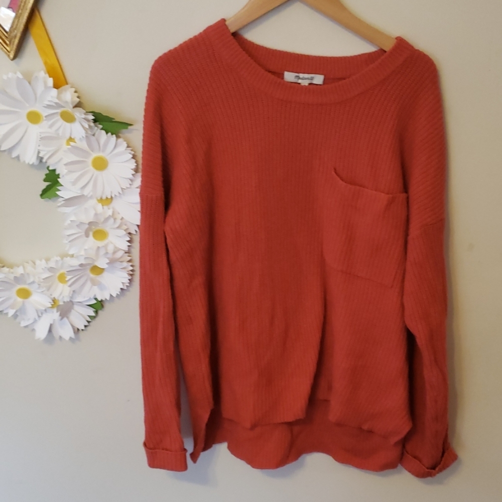 Burnt Orange Madewell Sweater LIKE NEW